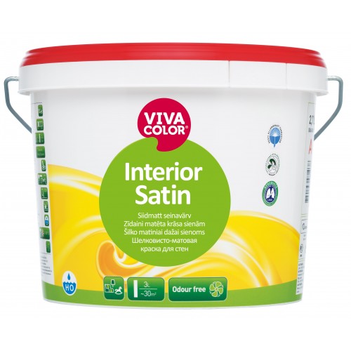VivaColor Interior Satin - Краска для стен шелковисто-матовая 2,7 л